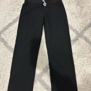 Black Figs Wide Leg Scrub Pants